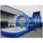 Giant blue wave slide Aier Long 23m Inflatable Water Slide with pool