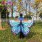 Latest Design Butterfly Wings Fairy Printed Chiffon Shawl Scarf