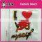 wholesale heart shaped transfer motifs for dresses