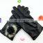 Cute Fashion warm leather gloves with velvet lint for driving and touch gloves for ladies and women