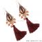 Wholesale Fashion Designs Rhinestone Beaded Tassel Earring Women Jewelry