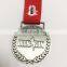 Custom Medal With a Runner in Antique Gold/ Silver Finish as Sport Medal/award Medal Attached With Custom Ribbon/landyard