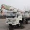 telescopic 5 sections all rotation truck crane with 10ton lifting capacity and 26m lifting height
