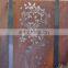 corten steel rusted garden screen corten steel laser cut screen art