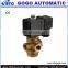 electric solenoid water brass three-way valve