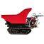 Mini crawler type garden truck dumper with lift container