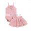 Toddler Girl Summer Outfit Boutique Clothing Ribbed Two Piece Set