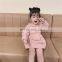 2020 autumn new girls sweater skirt mid-length  collar sweet Korean waist dress