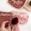 0-3Yrs Baby Girls Clothes Puff Sleeve Baby Girls Bodysuits Embroidery Infant Girls Jumpsuits Summer Baby Bodysuit With Bibs