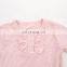 Front Placket Ruffle Soft Bamboo Pajama Set For Baby Girls