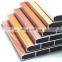 wood grain color aluminium   profile for door and window