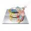 Bevelled Edge Glass Mirror Candle Holder Plates