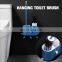 Masthome Newly household plastic modern silicone TPR toilet brush with holder set