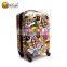 Beautiful fancy luggage bag set fashion animal printing luggage for travel