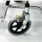 Economic hospital folding manual steel wheelchair