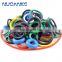 Abrasive Resistance NBR FKM EPDM Rubber O-ring Black Brown Blue Red O Ring With Floor Price