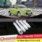 for Nissan Micra K13 Renault Puls 2011~2019 Chrome Door Handle Cover Exterior Trim Car Stickers Accessories 2012 2013 2014 2015