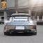 Upgrade To 991.1 GT3 Fiberglass Mix Carbon Fiber Front Car Bumper Rear  Spoiler Body Kits For Pors-che 911 997