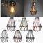 Retro Vintage Industrial Lamp Covers Pendant Light Bulb Guard Cage Shade