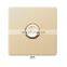 New design French socket golden flame retardant PC panel socket plug electrical wall socket switch panel