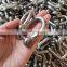 Stainless steel Bow shackle with Hexagon Socket for marine and industrial rigging aplications