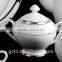 15pcs bone china tea set with streamline