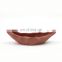 nordic luxury decor weave boat shape ceramic luxury living room chocolate dry fruit plate