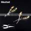 Mustad Fishing Pliers Stainless Steel Fishing Scissors PE Cutter Ultra Lure Pliers Fishing Gripper Holder Tackles Pesca
