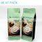 Custom Printed Side Gusset Plastic Coffee Bag With One Way Valve