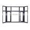 USA cheap house windows for sale energy efficient black aluminium casement windows