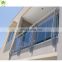 Renovate house interior and exterior balcony glass panel railing