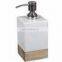 white marble soap dispenser