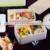 Hot Selling  Luxury Eco Friendly Pink Microwave Silicone Custom Kids Bento Box