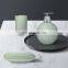 Whole Housewares набор из 4 предметов изящных в парижском стиле керамических ванных принадлежностей, мыльница