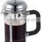 Chrome Plated Coffee Press ,glass Coffee Pot,coffee Plunger,four Sizes