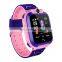 High quality kids watch Q12 with waterproof IP67 gmt watch from YQT