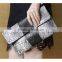 handmade luxury snake skin exotic leather evening clutch fashion original color genuine ptyhon skin clutch wallet for women