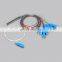 Mini PLC Optical Splitter G657A 1*2/1*4/1*8/1*16/1*32/1*64 plc 2 way splitter 1x2 plc splitter