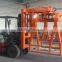 Forklift overhead concrete block clamp