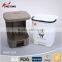 6L fashion rectangle plastic pedal trash bin for bedroom