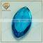 Wuzhou cheap gemstone bule glass beads for fashion diamonds