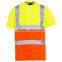 different colours adults 100% polyester road safety reflective security shirt