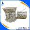 factory price polyester twisted anchor rope line with metal thimble
