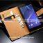 China Supplier Leather Mobile Phone Cover Side Open Phone Case For Sony Z5 With Card Holder