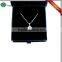 Custom Logo Print Black Jewelry Box for Necklace
