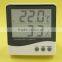 Indoor and outdoor digital thermometer and hygrometer
