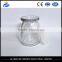 100ml pudding bottle with plastic cap,glass bottle dessert bottle