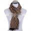 Mens Classic Cashmere feel Winter Warm Long Striped Tassel Scarf 180*30cm