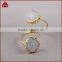 Mystic Adjustable Bangle Sun Flower White Solar Quartz Jewelry