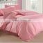 Bright color dyed queen size cotton bed sheet set/comforter set